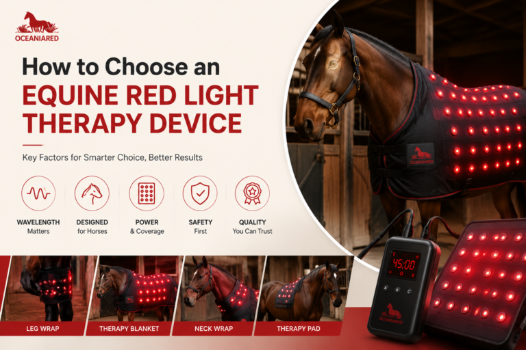 How to Choose an Equine Red Light Therapy Device