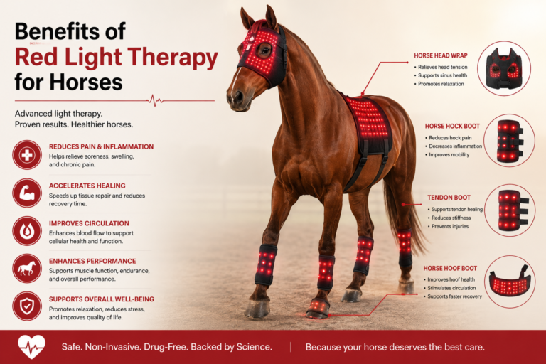 Benefits of Red Light Therapy for Horses