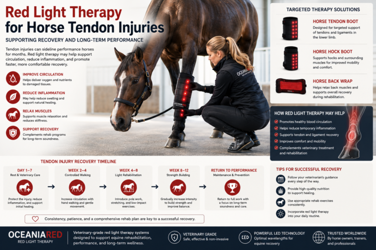 Red Light Therapy for Horse Tendon Injuries: A Complete Recovery Guide