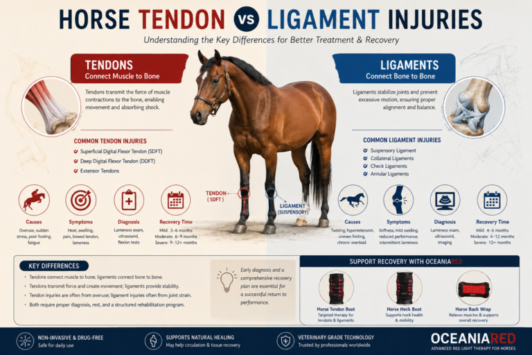 Horse Tendon vs Ligament Injuries: Understanding the Key Differences