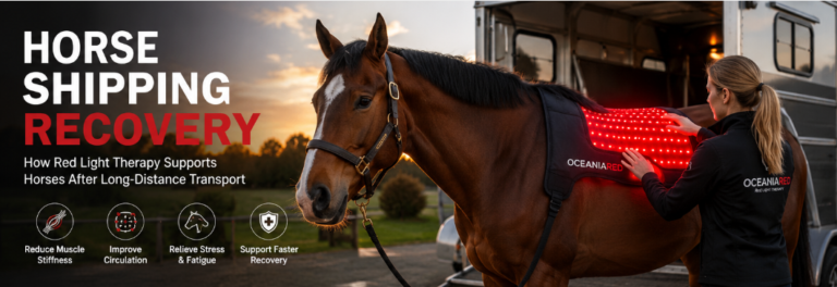 Horse Shipping Recovery: How Red Light Therapy Supports Horses After Long-Distance Transport